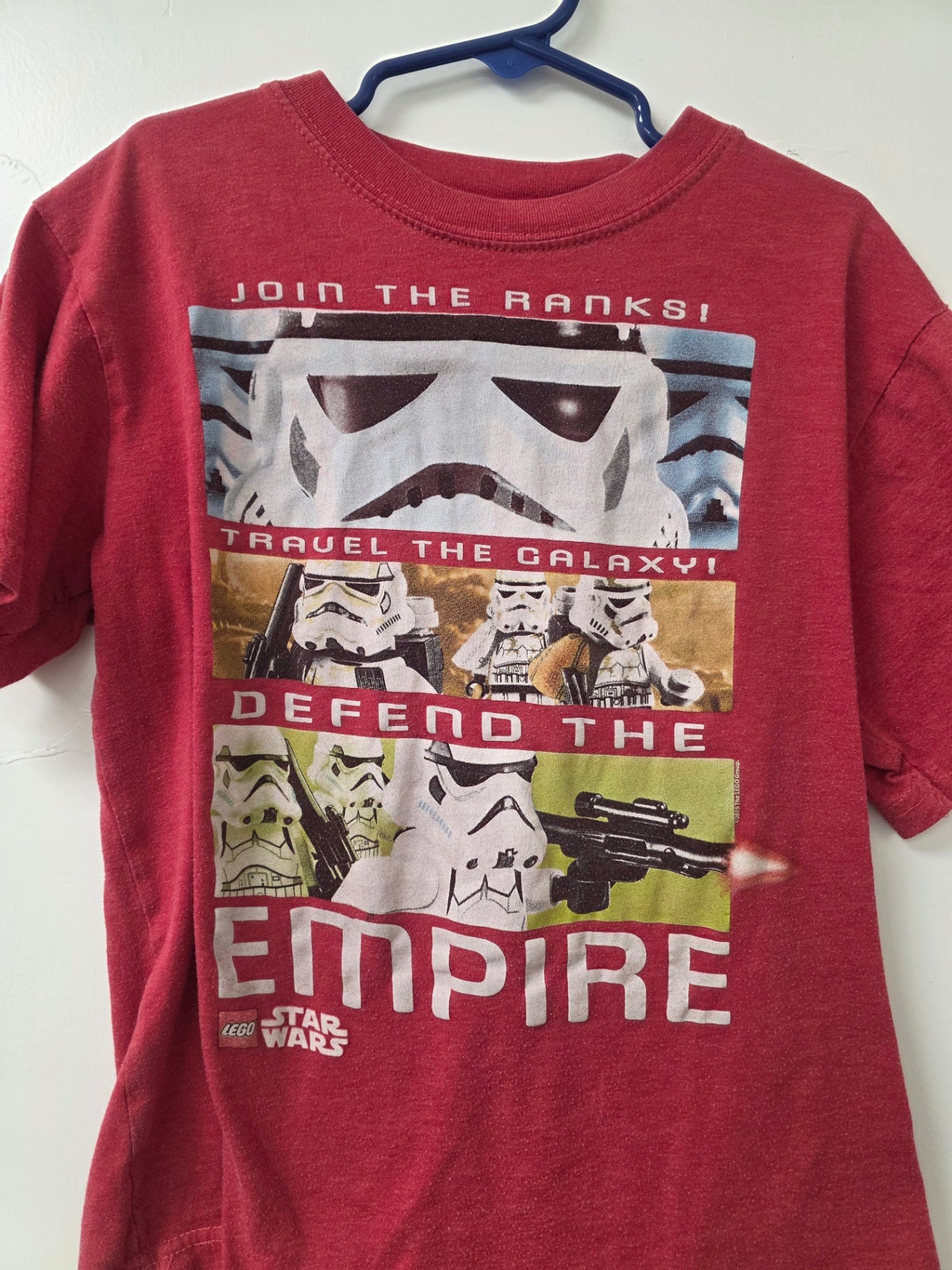 LEGO Star Wars T-Shirt 10/12 Red
