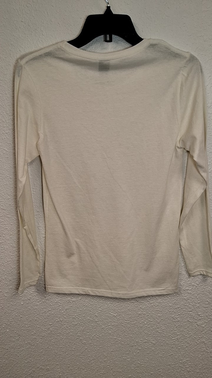 Gildan Shirt S Cream/Off-White