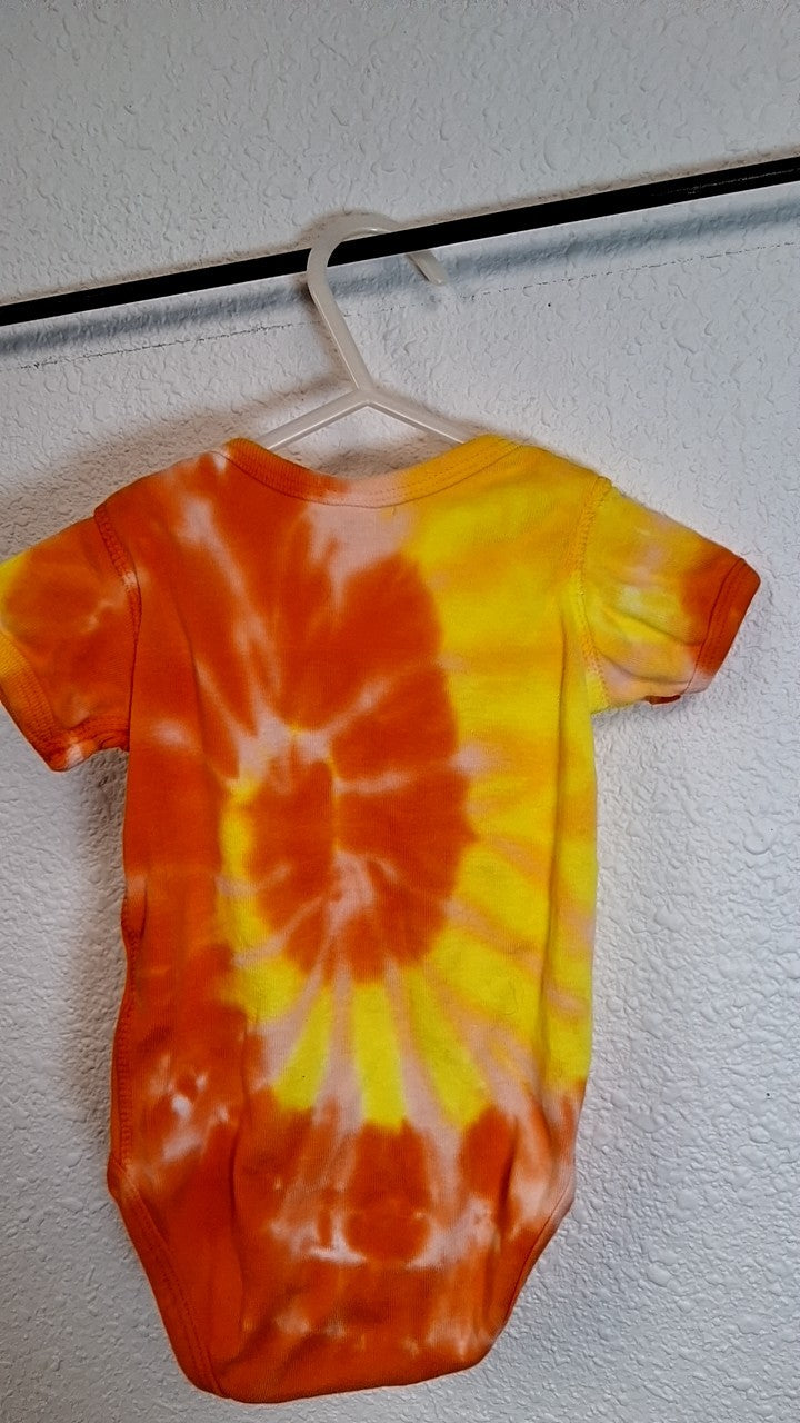 Rabbit Skins Onesie 12months Orange and Yellow