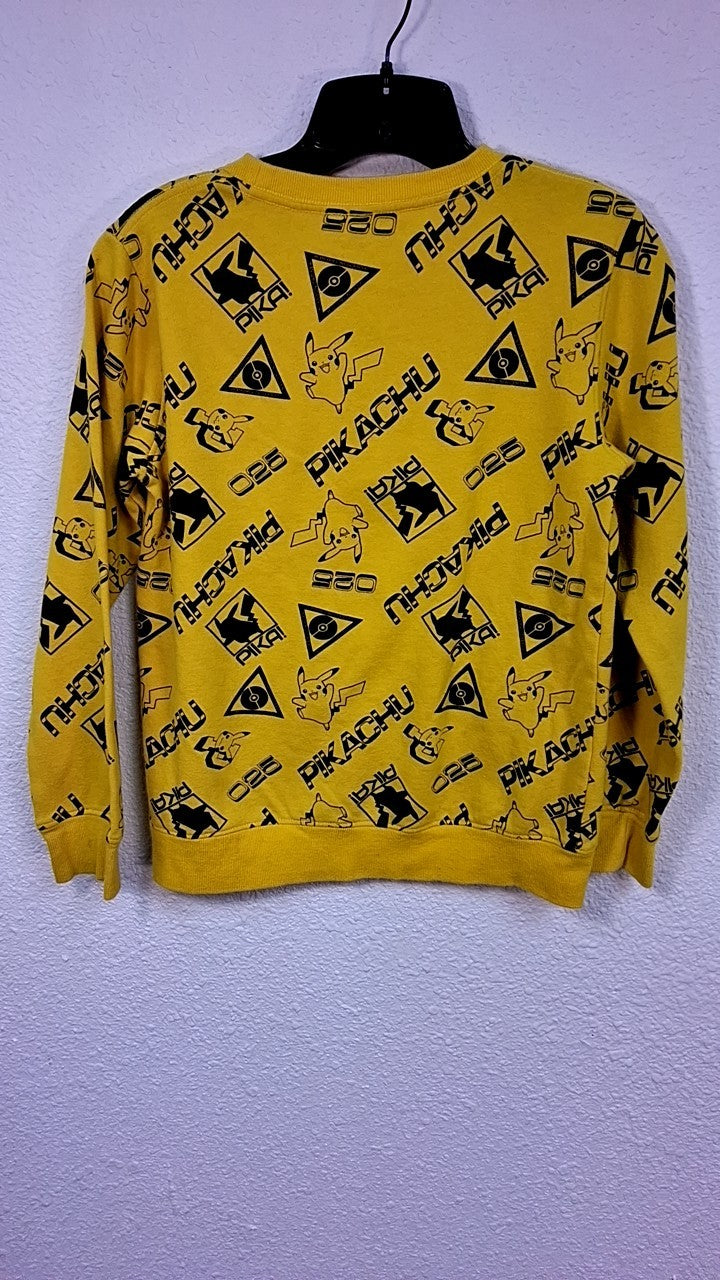 Pokemon Pikachu Kids Sweatshirt L Yellow