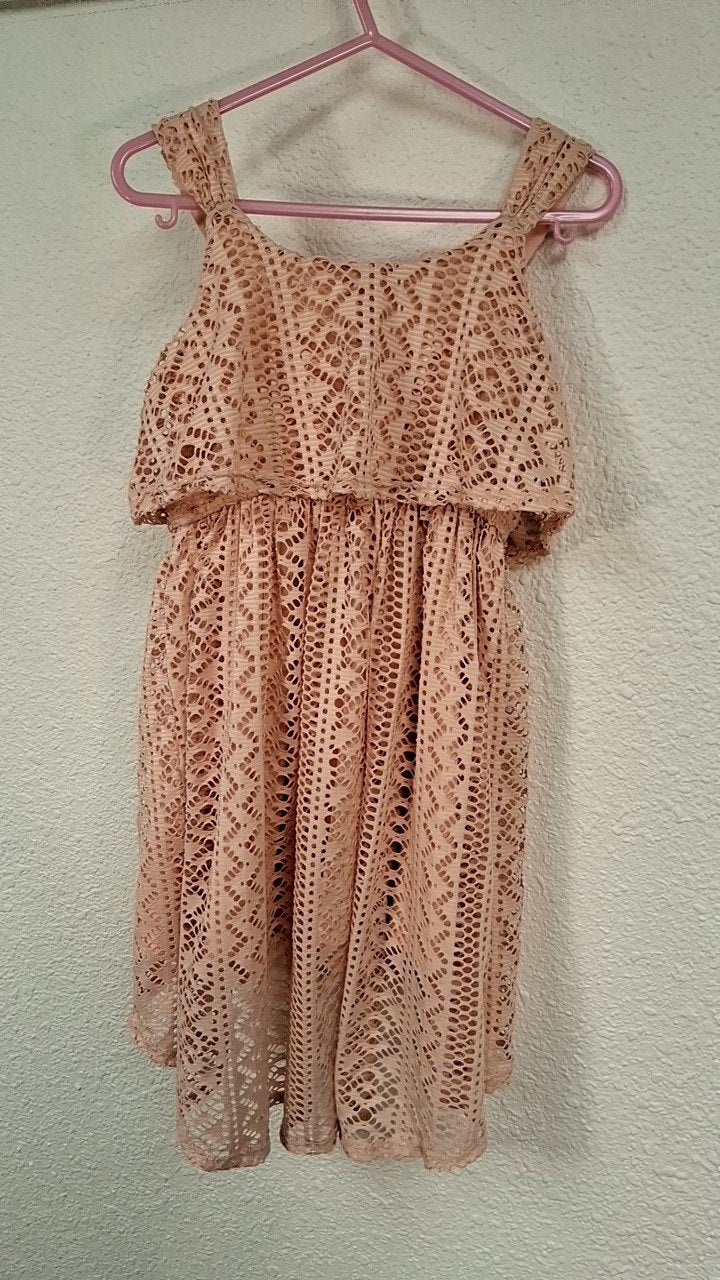 Youngland Kids Dress 5 Peach