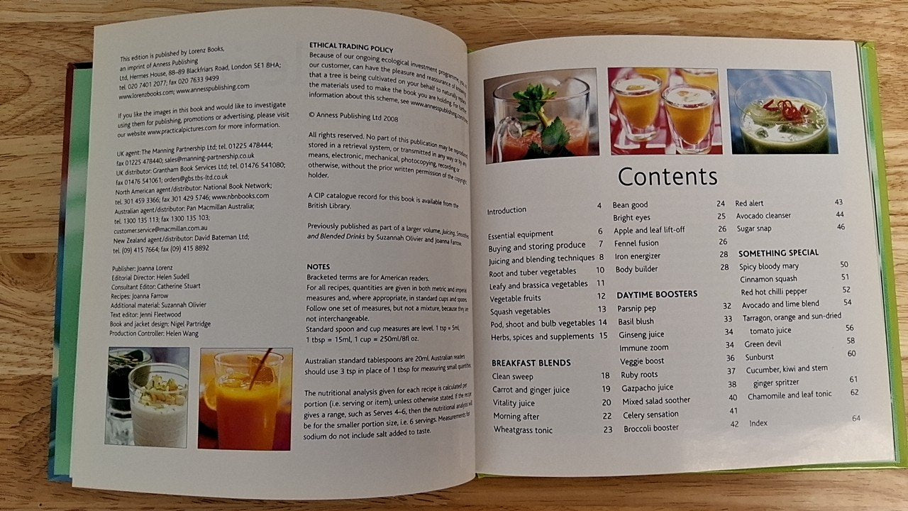 Vegetable Juices by Farrow 2008