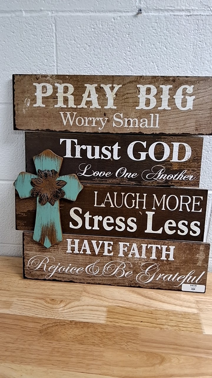 Pray Big Sign