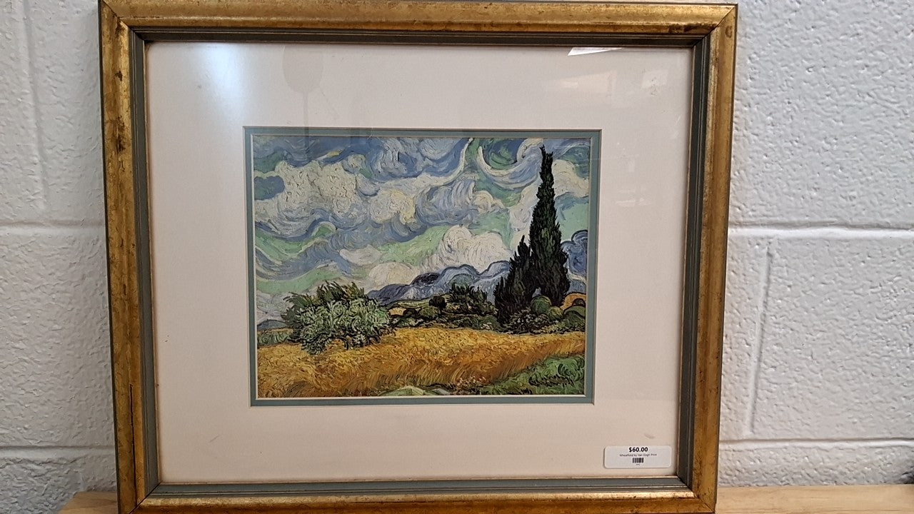 Wheatfield by Van Gogh Print