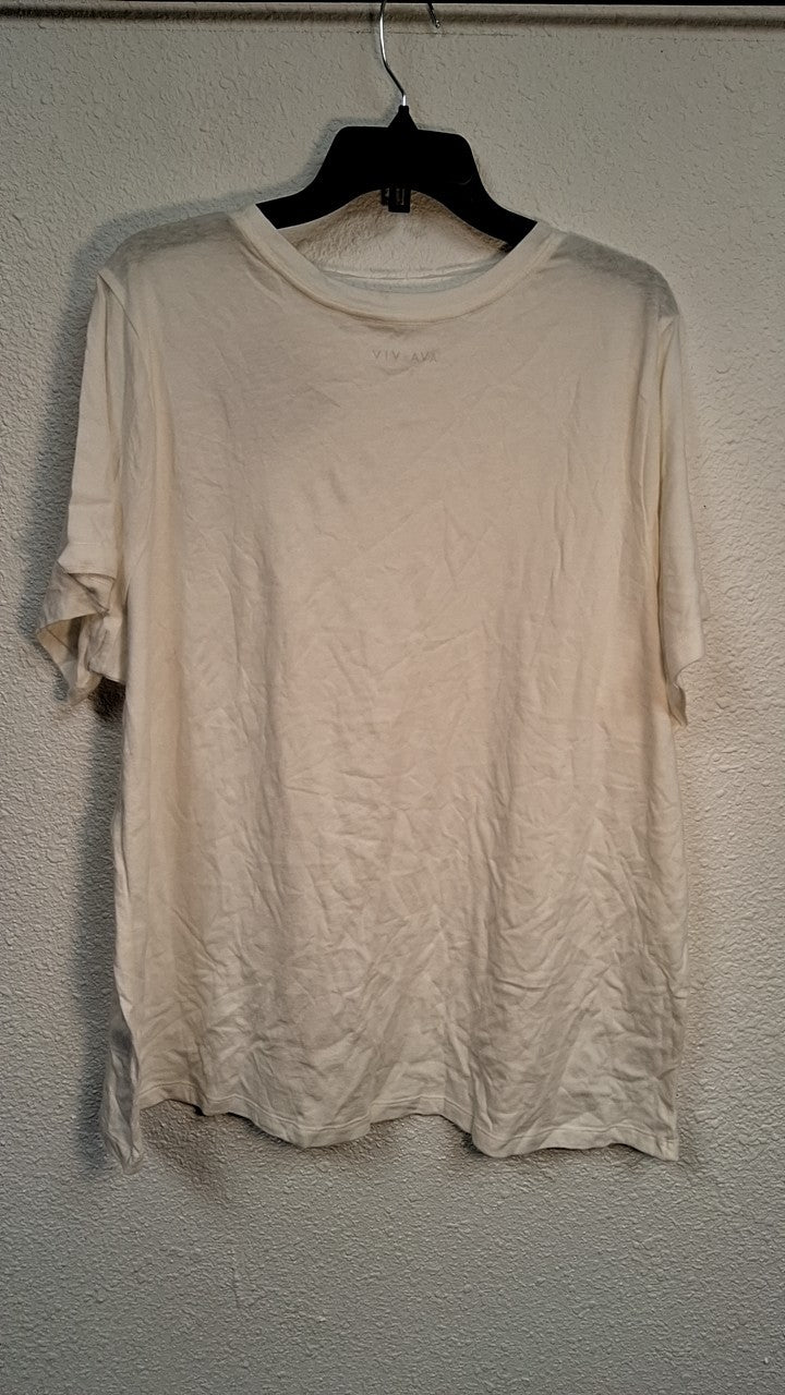 Ava & Viv T-Shirt 2XL Cream