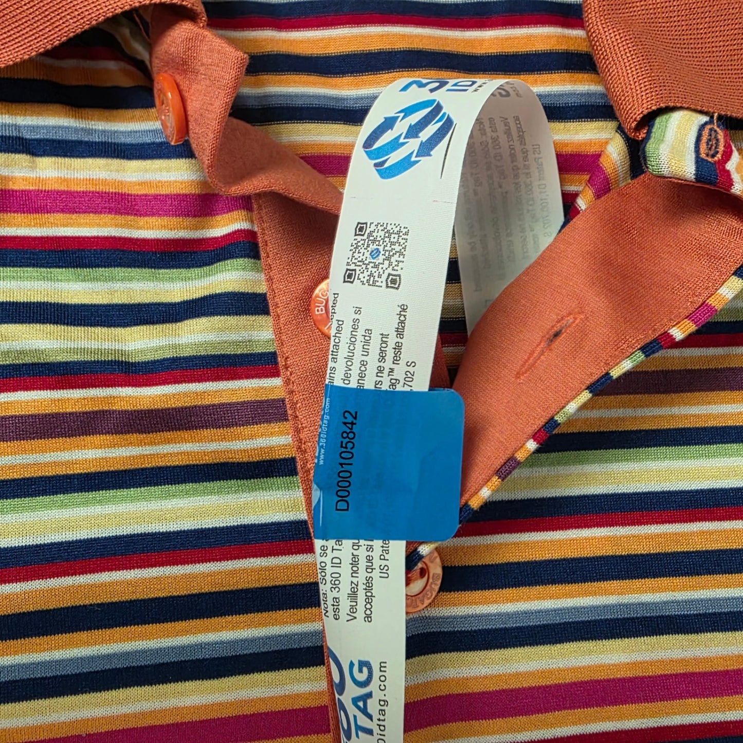 BUGATCHI Candy Multicolored Polo M