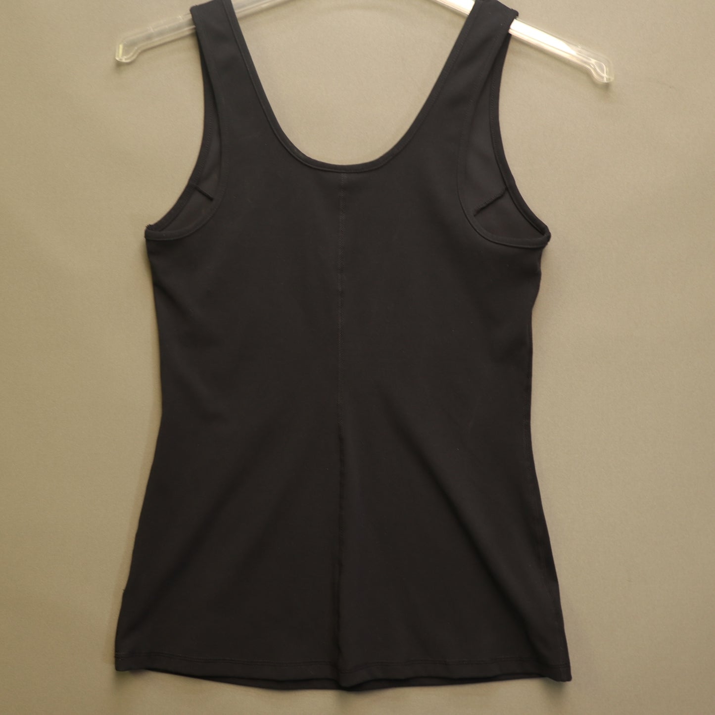 Gymshark Scoop Neck Athletic Tank Top Medium Black Workout Gym Top