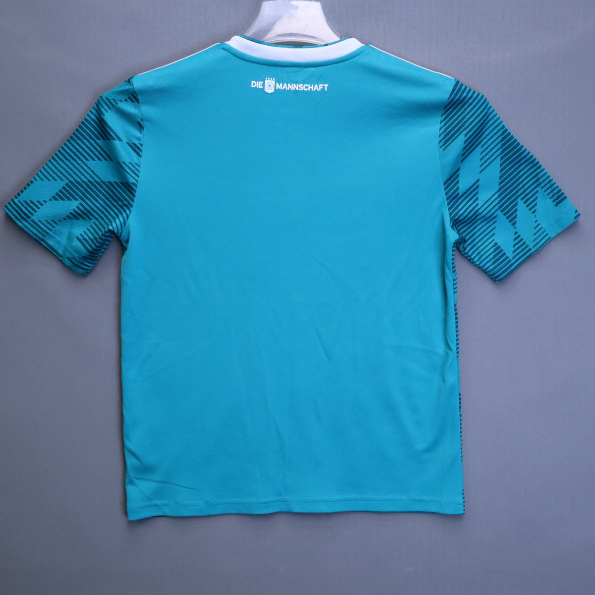 Adidas Germany 2018 World Cup Away Soccer Jersey Youth Large Teal DFB Climalite