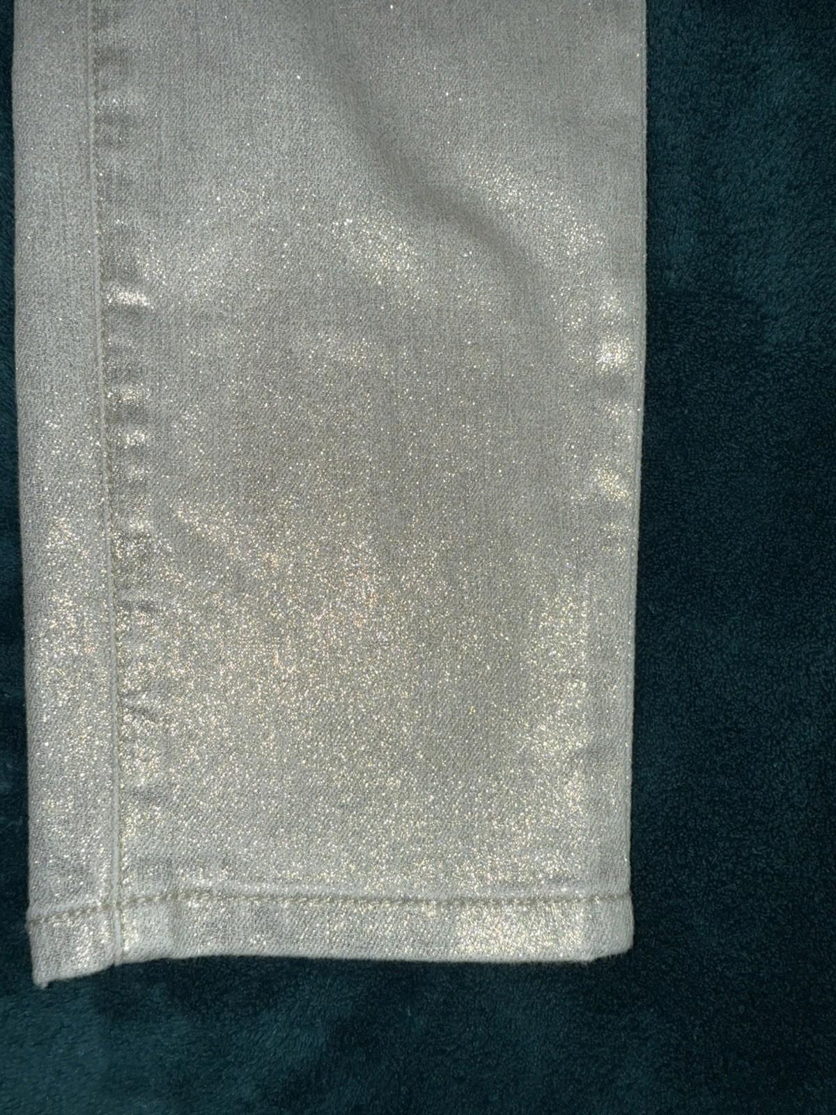 Tommy Bahama Metallic Gold Ankle Jeans Size 2