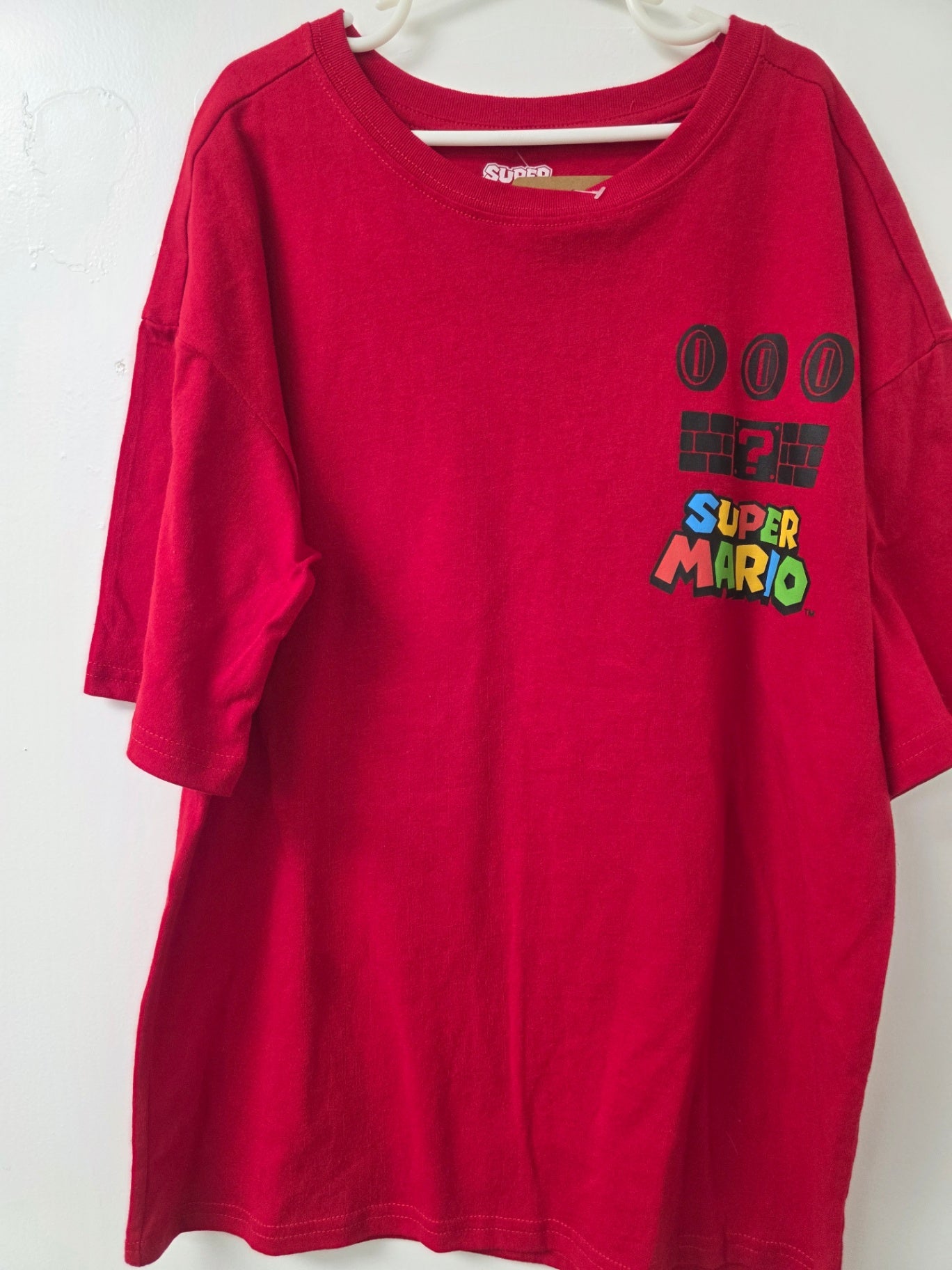 Super Mario Shirt L(14/16) Red