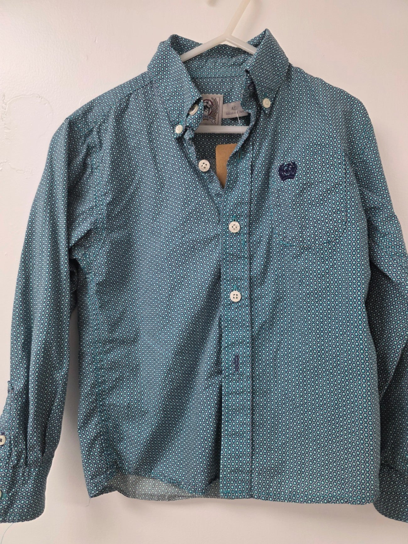 Cinch Shirt 4T Blue