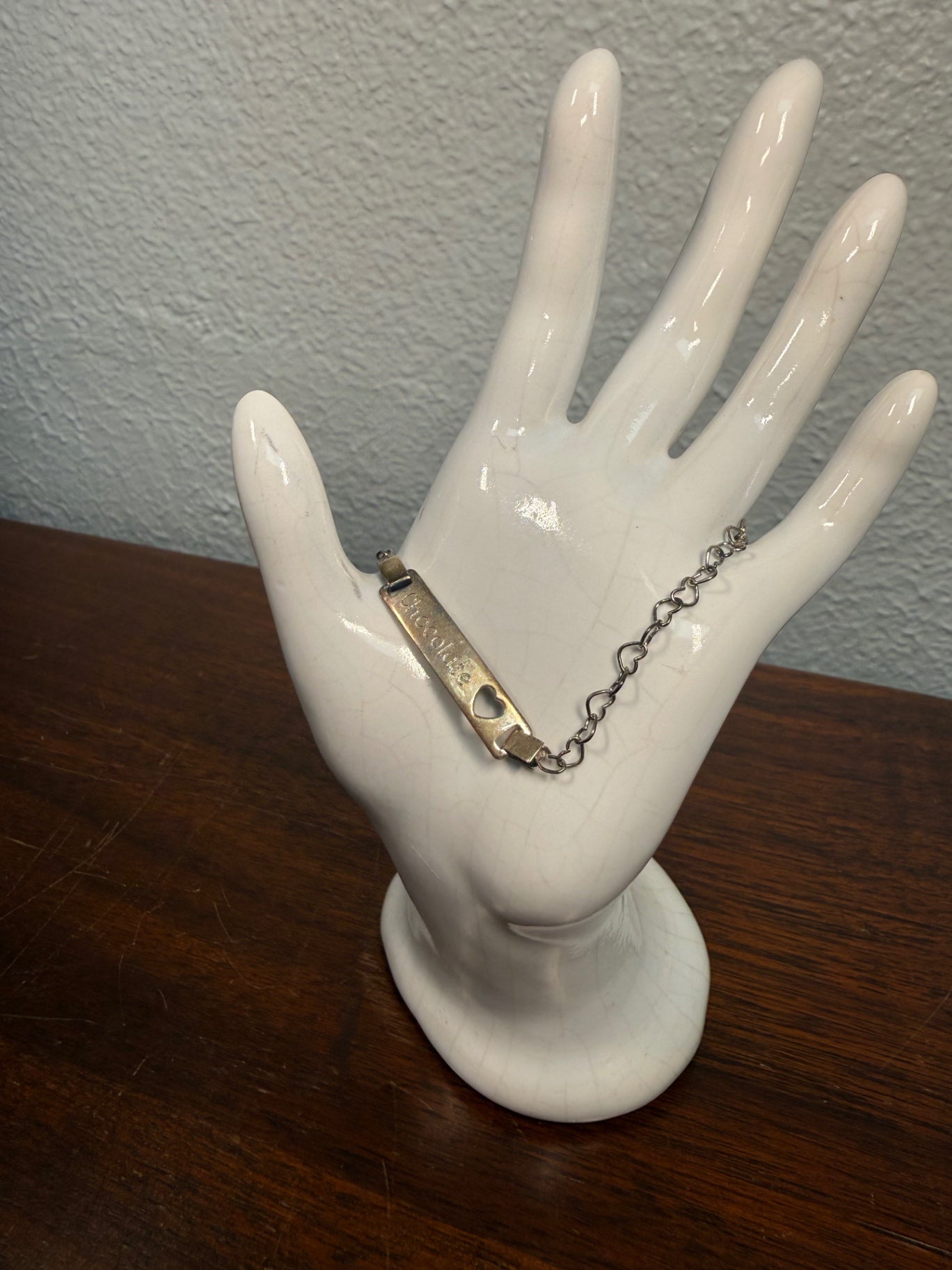 925 India Silver "Chocolate" Baby Bracelet 