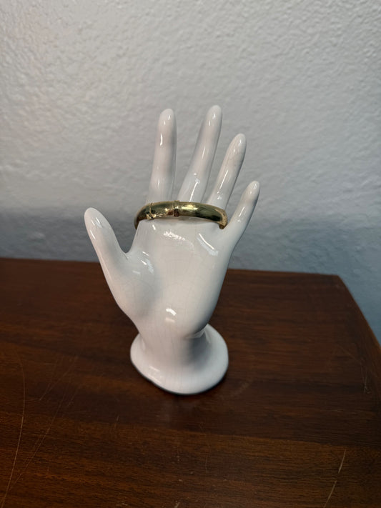 10K Mexican Gold Tricolor Baby Bangle 5.36 Grams