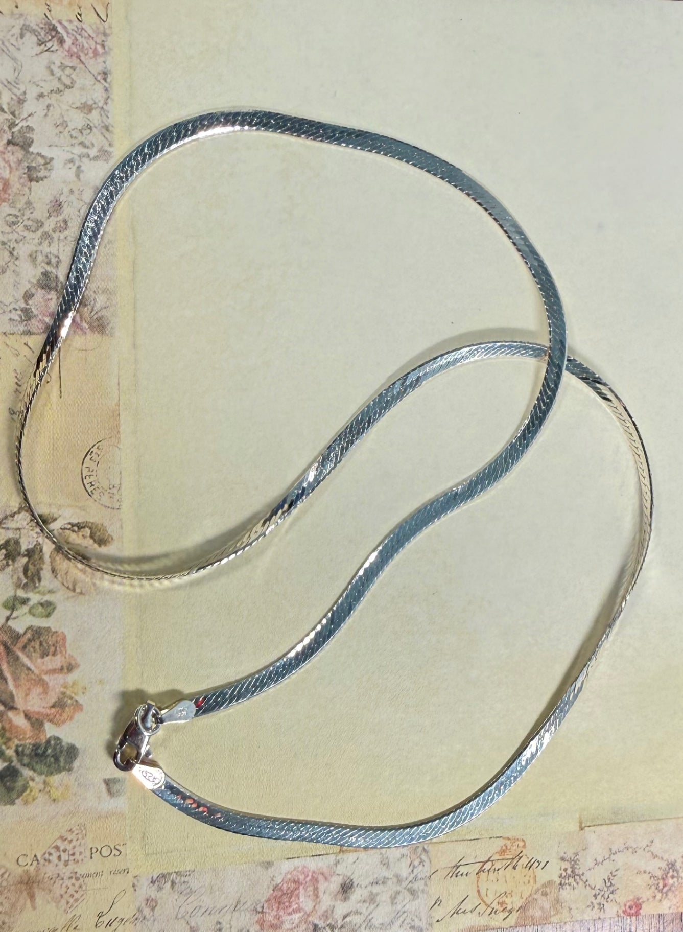 Italian Silver Bracelet and Necklace Set