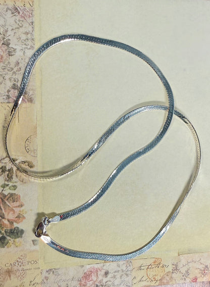 Italian Silver Bracelet and Necklace Set