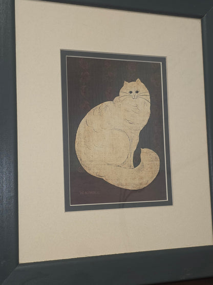 W. Kimble Cat Print