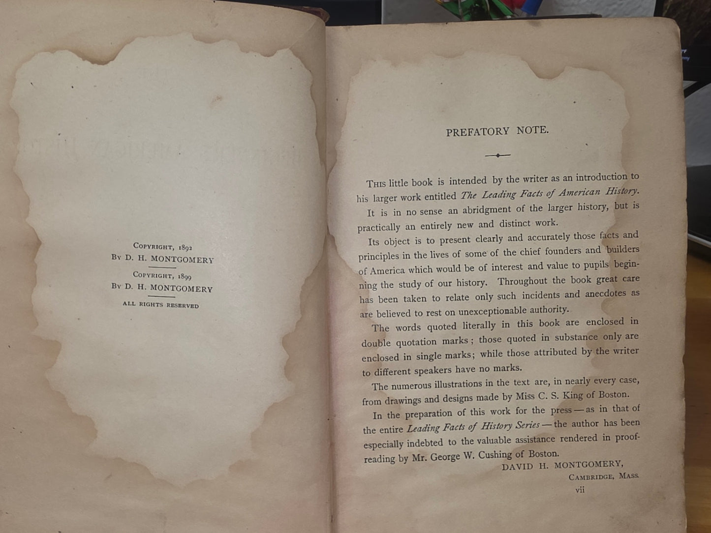 The Beginner's American History by D. H. Montgomery