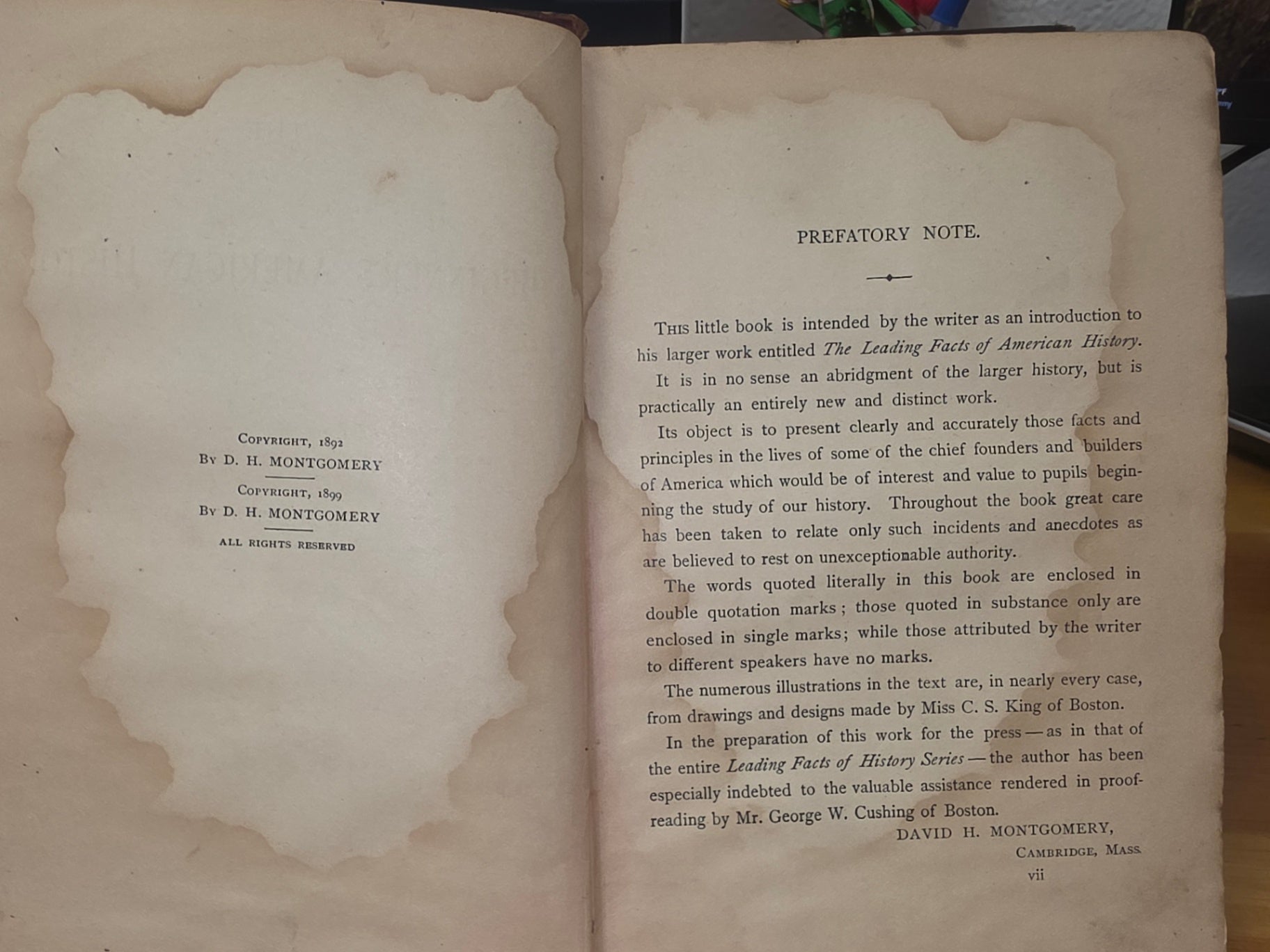 The Beginner's American History by D. H. Montgomery