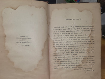 The Beginner's American History by D. H. Montgomery