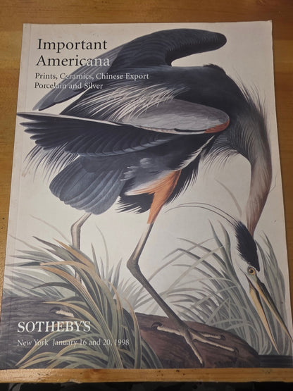 Important Americana by Sotheby's