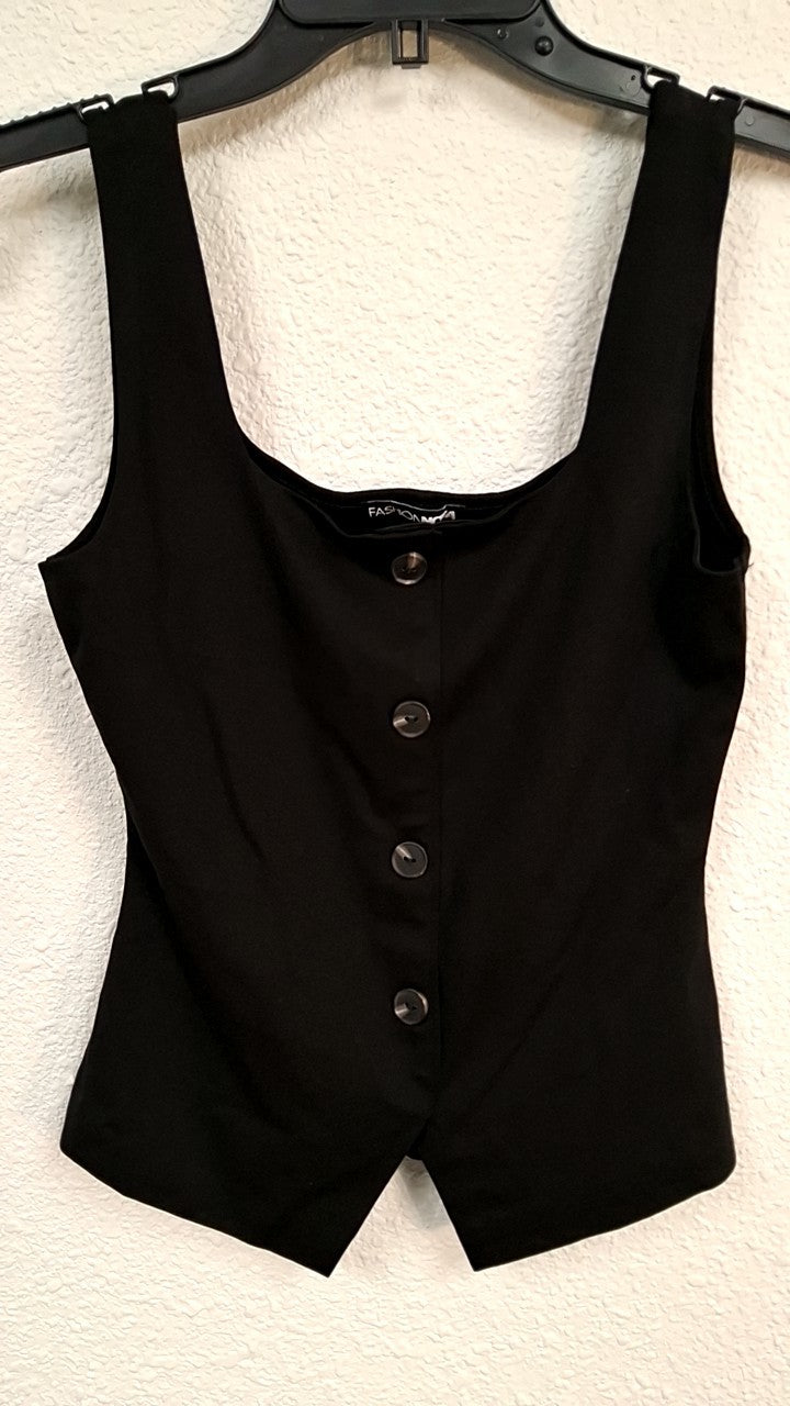 Fashion Nova Shirt S Black