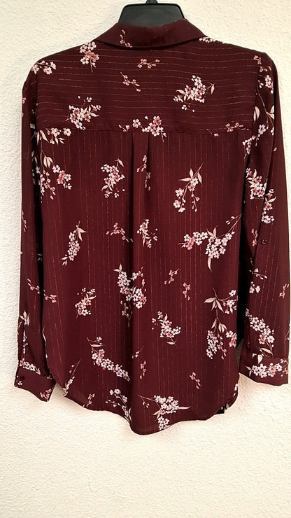 Candies Shirt L Burgundy