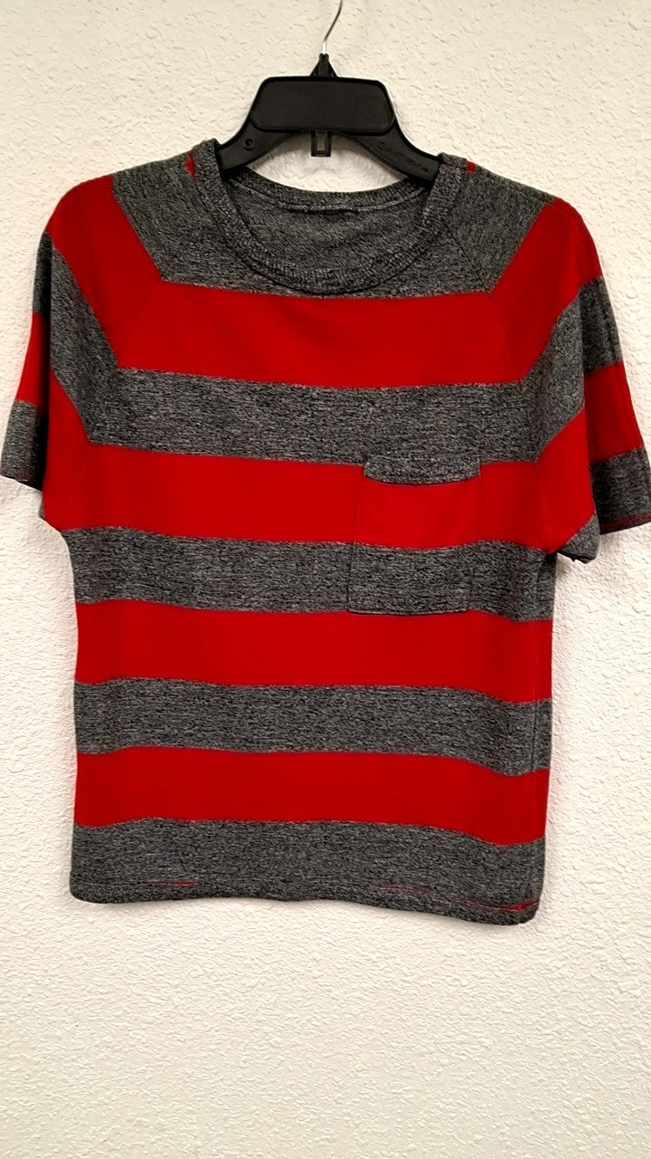 Haute Collections T-Shirt L Red and gray