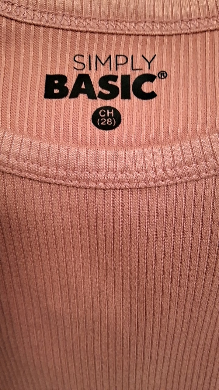 Simply Basic Tank Top S Pink