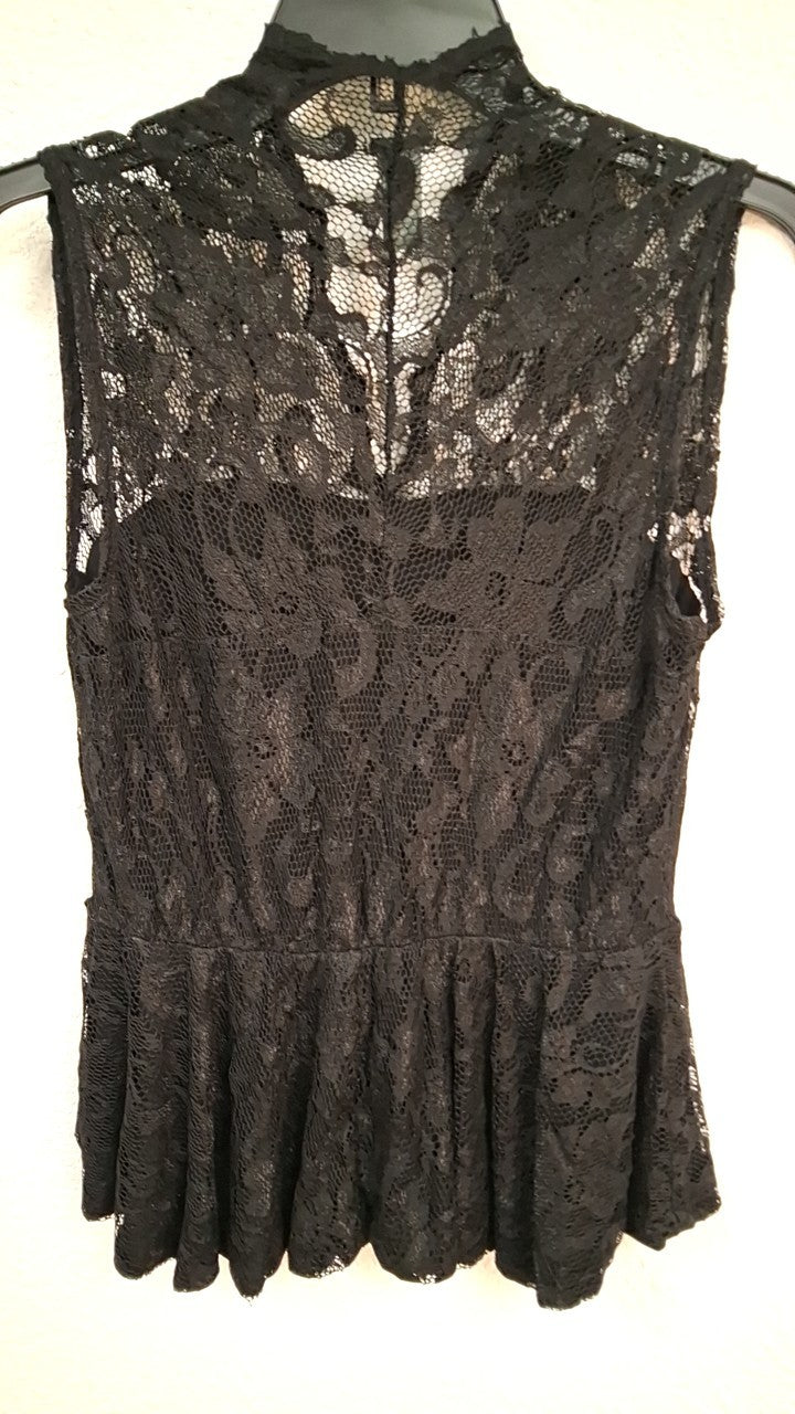 Charlotte Russe Blouse L Black