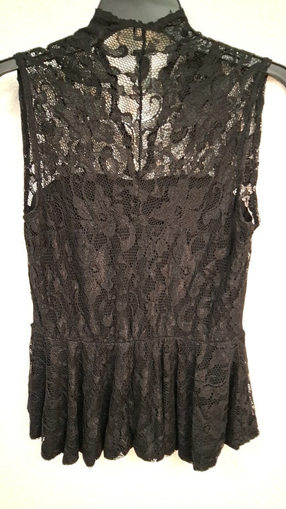 Charlotte Russe Blouse L Black