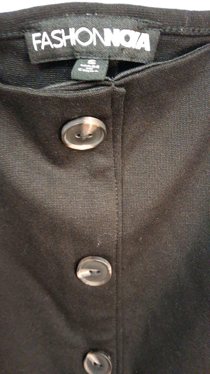 Fashion Nova Shirt S Black