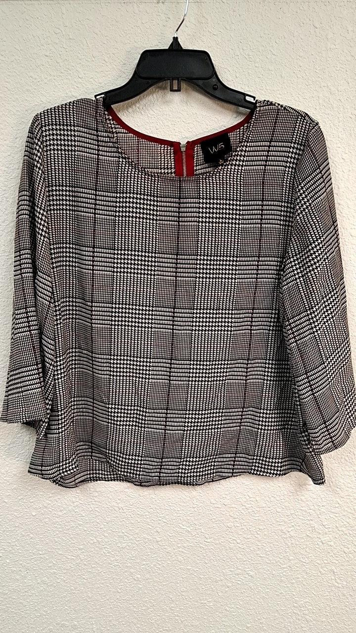 W5 Blouse Black and White