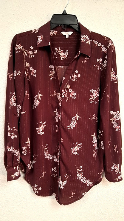 Candies Shirt L Burgundy