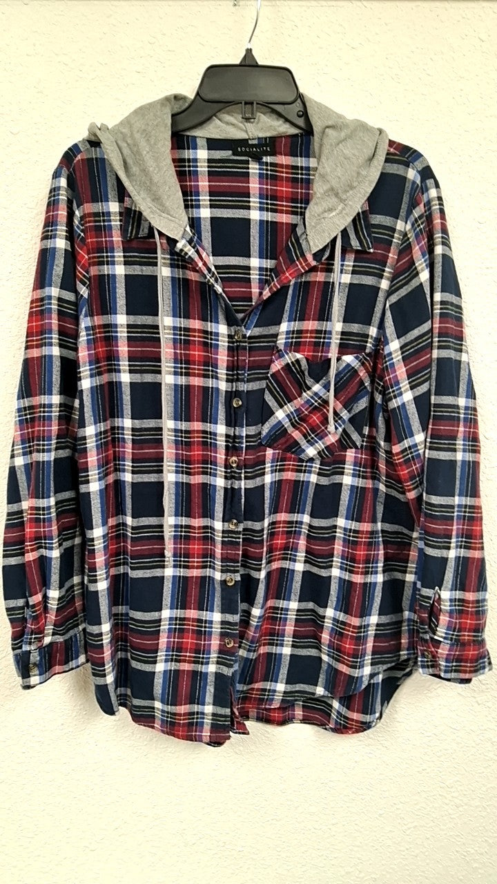 Socialite Shirt 2XL Multicolor (Red, Blue, White, Black)