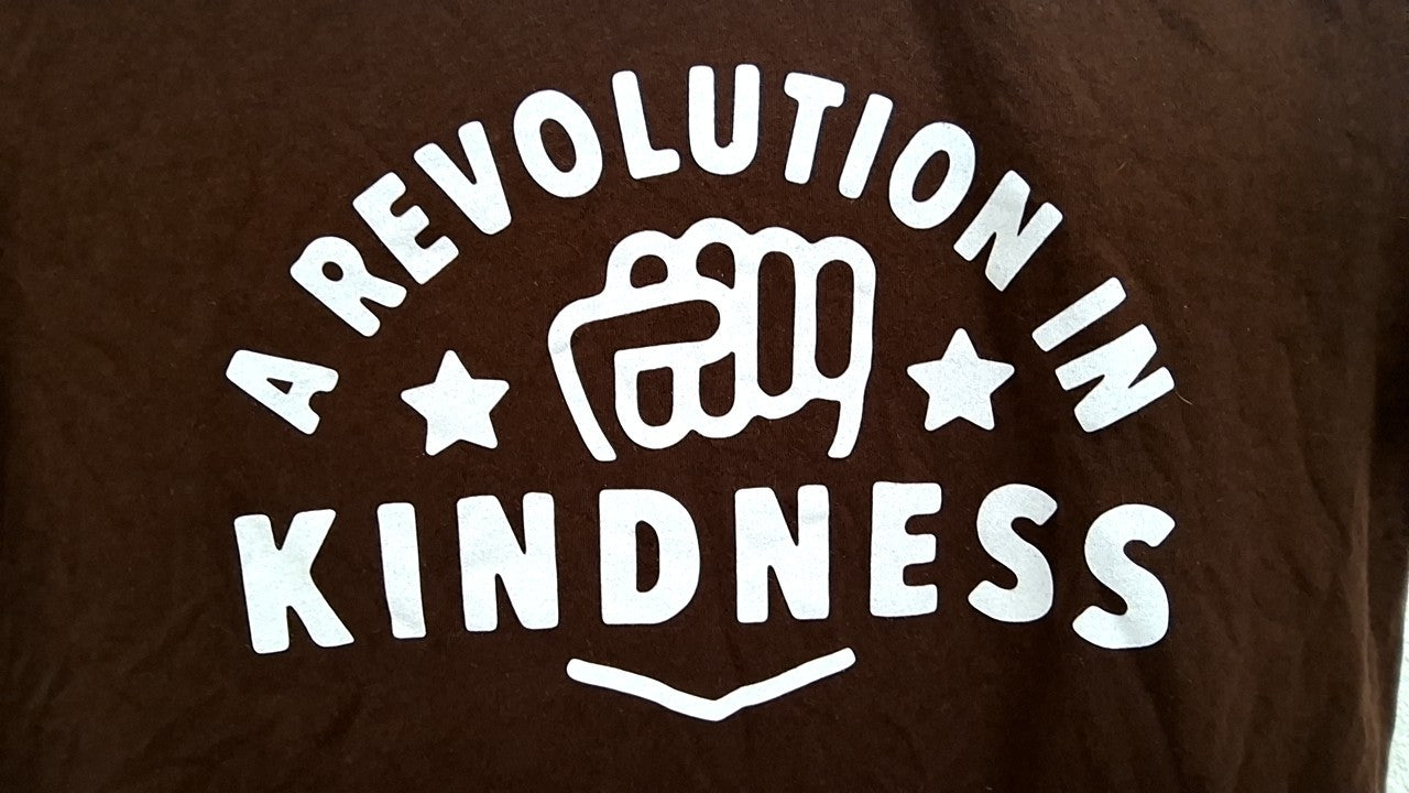 Kavio! Revolution of Kindness T-Shirt S Brown