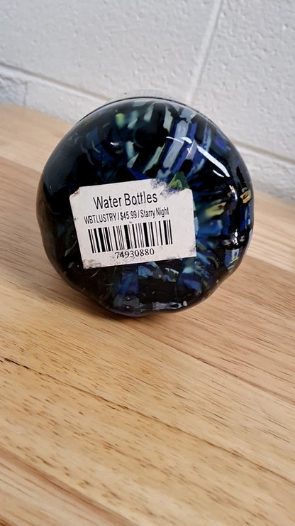 Starry Night Bottle 10 inches tall Multicolor