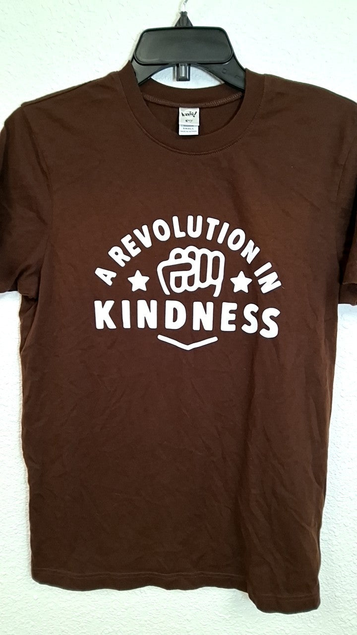 Kavio! Revolution of Kindness T-Shirt S Brown