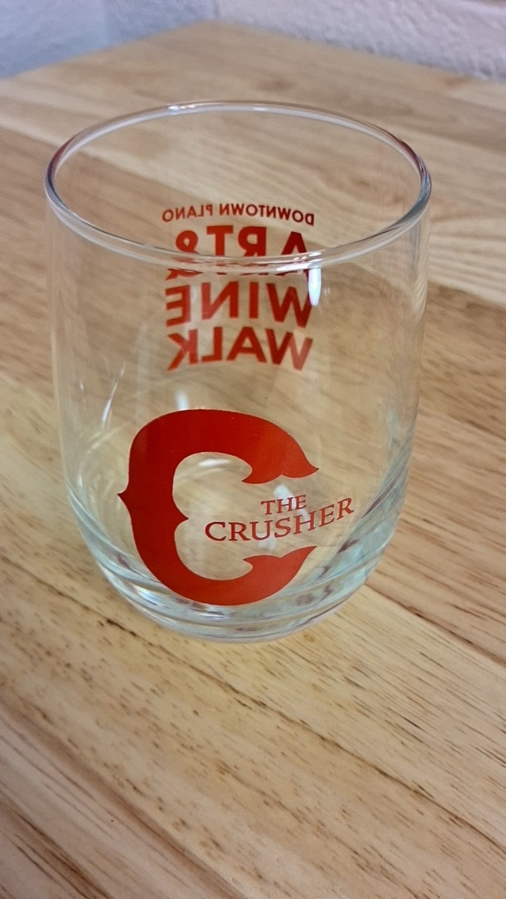 Downtown Plano Art & Wine Walk Mini Glass