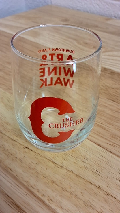 Downtown Plano Art & Wine Walk Mini Glass