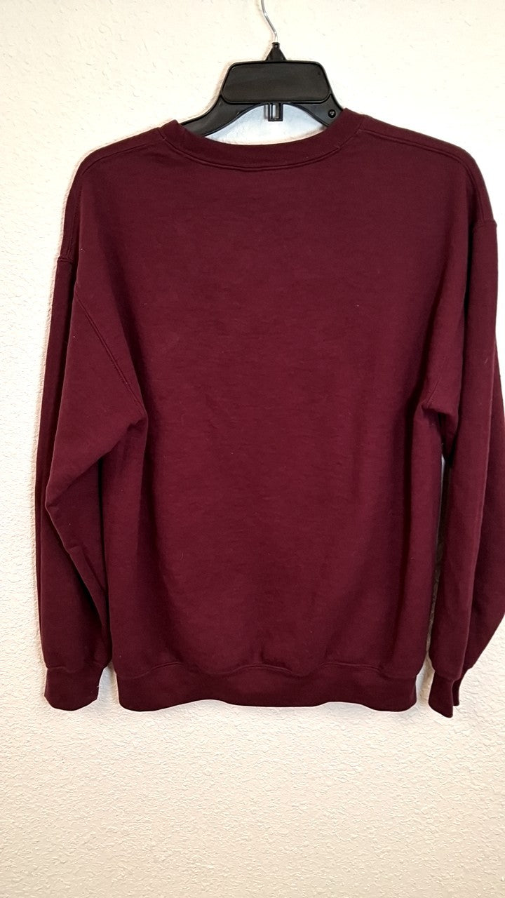Hillman College Sweatshirt M Maroon
