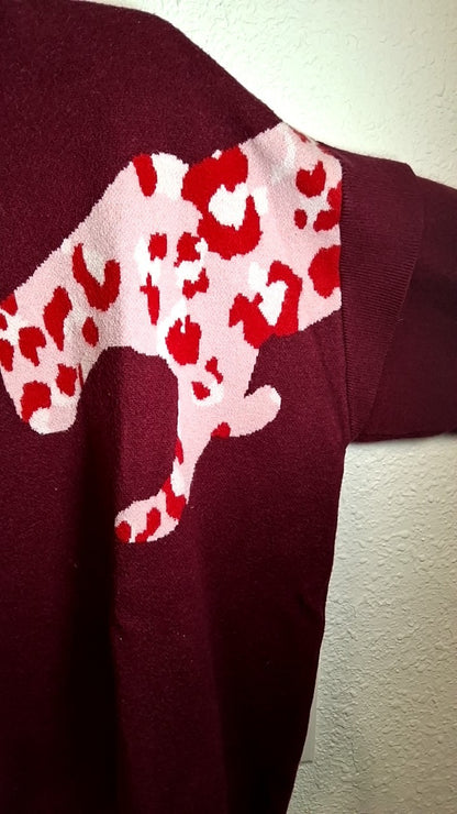 Crown & Ivy Sweater XL Maroon