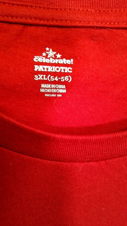 America 1776 T-Shirt 3XL Red