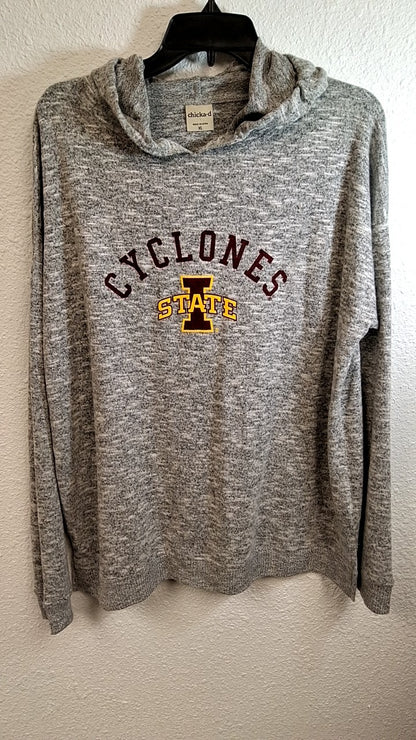 chicka-d Cyclones Hoodie XL Gray