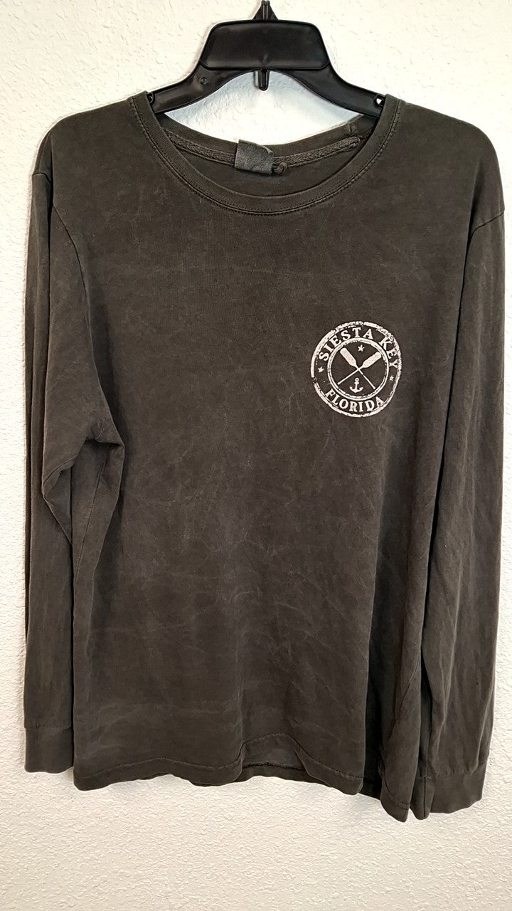 U.S. Vintage Siesta Key FL Shirt L Dark Gray