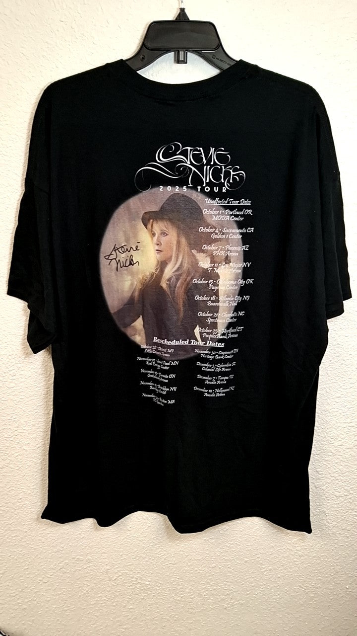 Stevie Nicks 2025 Tour T-Shirt XL Black