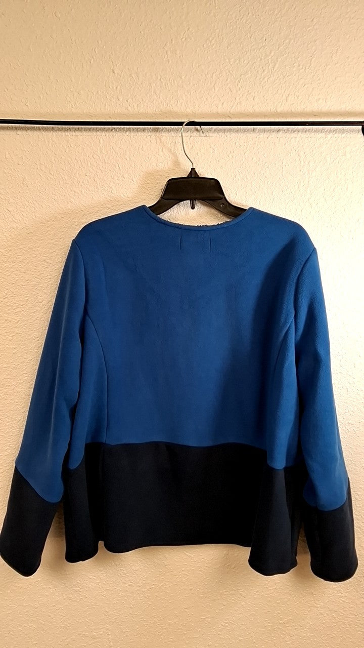 Susan Graves Jacket XL Blue and Navy