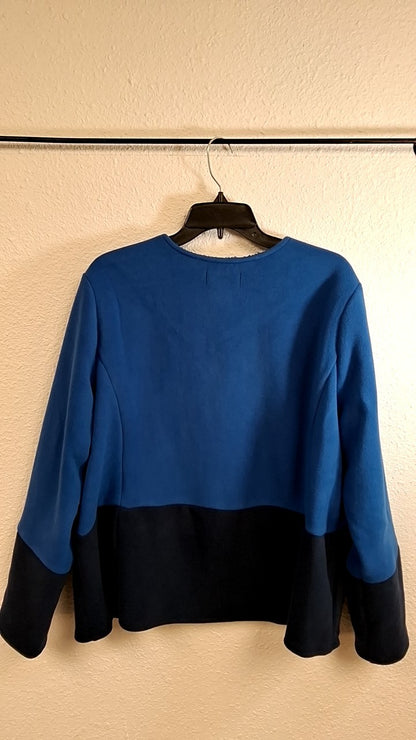 Susan Graves Jacket XL Blue and Navy