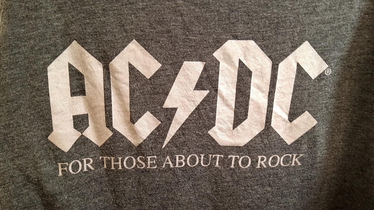 AC/DC Sleeveless T-Shirt XL Dark Gray