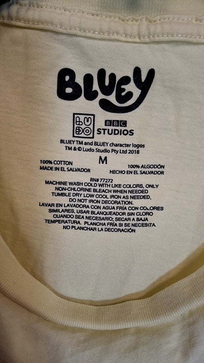 Bluey Tank Top M Yellow