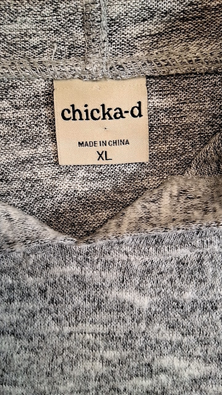 chicka-d Cyclones Hoodie XL Gray